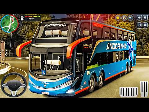 Real Coach Bus Simulator 2025 | Offroad Modern Bus Driving 3D (Android Gameplay) #20