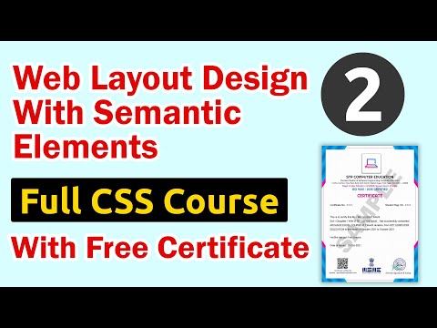 Web Layout Design With Semantic Elements in CSS