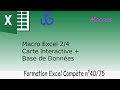 Lier les filtres automatiques dune base de données aux éléments d'une carte géographique avec une maco Excel