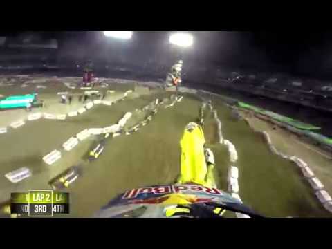 AMA Supercross Big crash Ken Roczen 2015