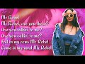 Tems - Mr Rebel lyric video