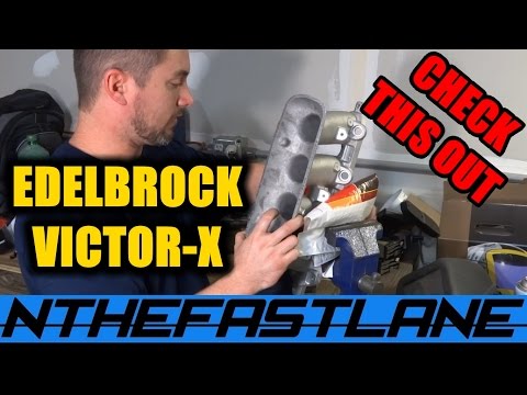 ▶️Edelbrock Victor X Intake Manifold Port & Polish "How To"🛠️