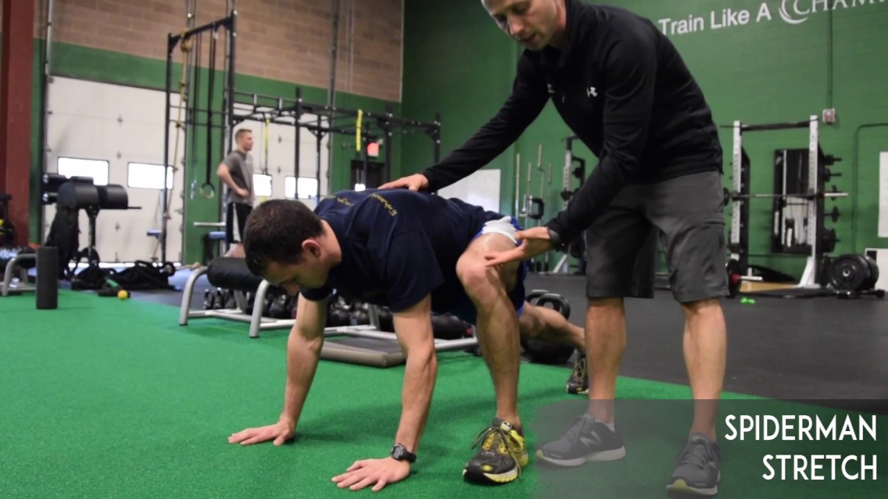 Spiderman Hip Stretch  - Hip Mobility Drill