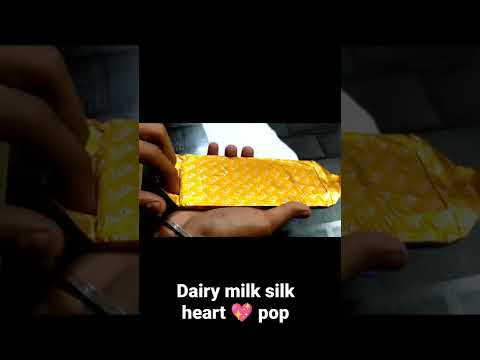 Unboxing Trending Valentine's Day Special Choclate || Dairy Milk Silk 💖 Heart Pop #short #trending