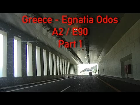 A2/Egnatia Odos to Igoumenitsa Greece (part 1) 2x Speed