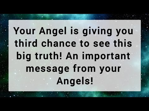 Your Angel is giving you a third chance to see this big truth || (QO)