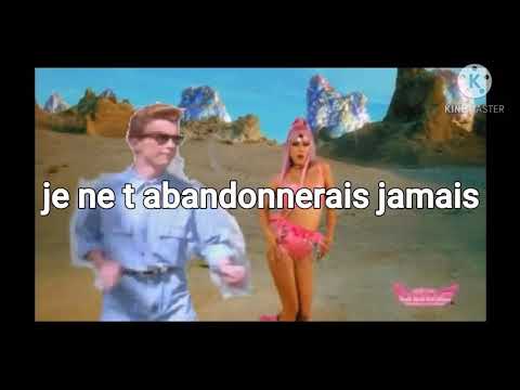 Rick astley and lady gaga duos give you up