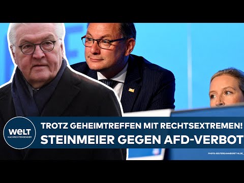 POTSDAM: Nach AfD-Geheimtreffen mit Rechtsextremen! Warum Steinmeier gegen ein Verbot der Partei ist