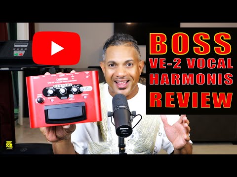 Boss VE-2 Vocal Harmonist Multi-Effect Unit 2014 - Present - Red image 13