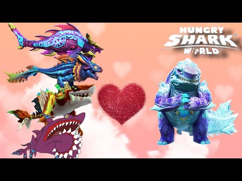 SHARK CELEBRATE VALENTINE'S DAY - HUNGRY SHARK WORLD - Hungry Shark