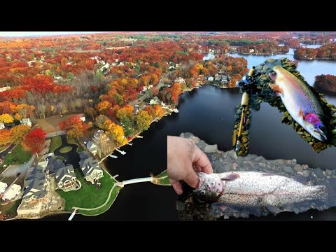 Pesca de truchas.* nuevo lago Quinsigamond lake. nueva aventura*&