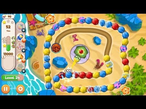 Marble Woka Woka Level -24 | Bubble Shooter Color Match 3