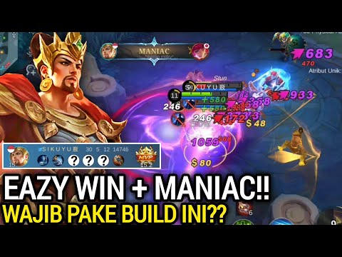 30 kills + Maniac!! Minsitthar Brutal DMG new Update 2023!! - Build Top 1 Global Minsitthar ~ MLBB