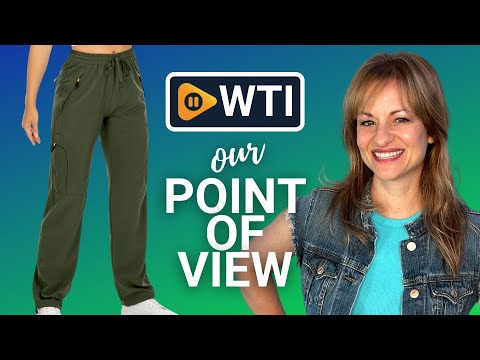 Womens Hiking Pants Quick Dry UPF 50 Travel Golf Pants lightweight Camping Work Cargo Pants Zipper Pockets Army Medium - WTI product video review