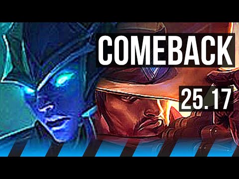 SEJUANI vs YASUO (MID) | Comeback, Legendary | EUW Master | 25.17