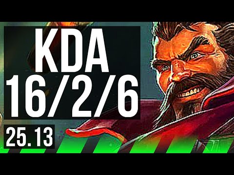 GRAVES vs RENGAR (JGL) | 16/2/6, Legendary | EUW Diamond | 25.13