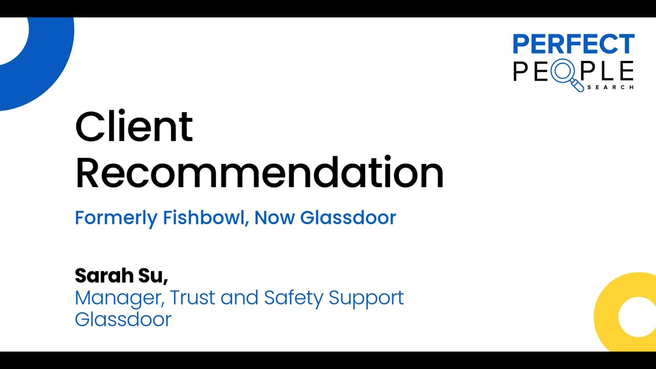 Video recommendation thumbnail from Glassdoor