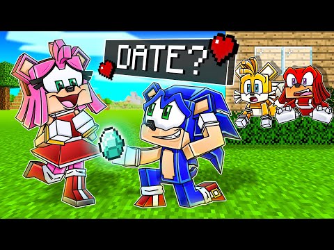 Sonic and Amy Squad - Sonic and Amy's DATE In Minecraft!!
