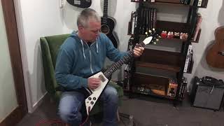 Video thumbnail for 1981 Greco Flying V FV600 - Made in Japan by Deluxe Tone