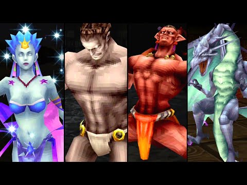 Final Fantasy III: 3D Remake - All Summons - Nintendo DS/PC - (2006) - Retro Nostalgia