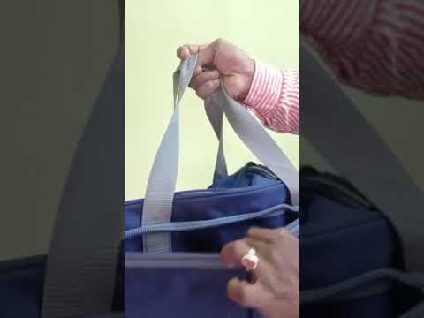 Red Nylon Wheeled Duffle Bag, Size: 20.5 X 31 X 11 Inch