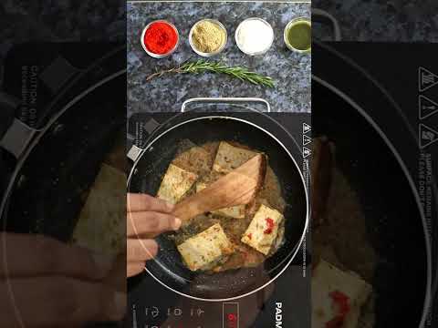 Pan-Seared Gourmet Marinated Paneer Skewers