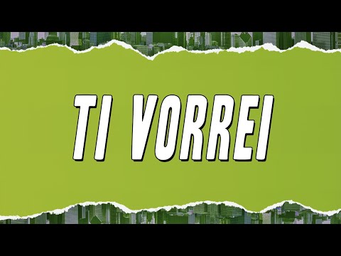Marco Masini - Ti vorrei (Testo)