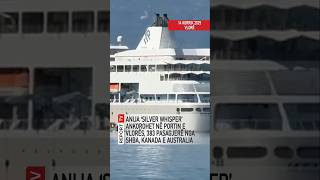 Anija ‘Silver Whisper’ ankorohet në portin e Vlorës, 383 pasagjerë nga SHBA, Kanada e Australia