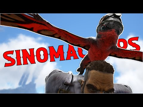 COMO TAMEAR TU SINOMACROPS y HABILIDADES EN PC y PS - ARK: LOST ISLAND *NUEVO MAPA*