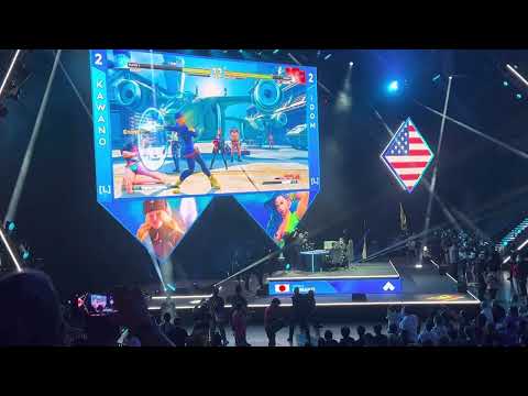 Kawano wins EVO 2022 crowd reaction