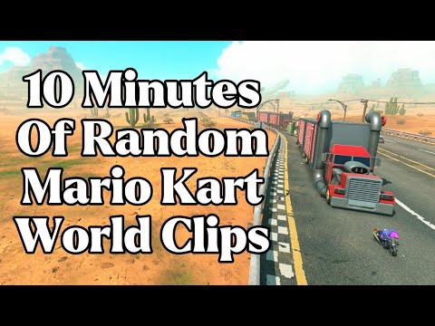 10 Minutes Of Random Mario Kart Clips