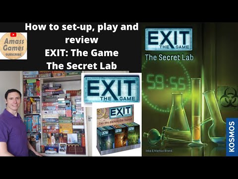 How to setup play and review Exit the Game: The Secret Lab by AmassGames