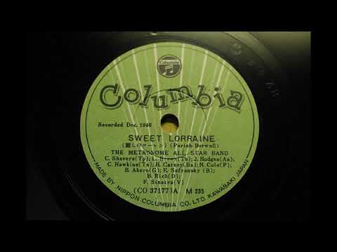 Metronome All-Stars(Frank Sinatra, vo),Sweet Lorraine 1946,