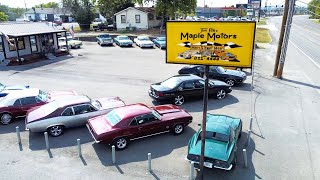 Maple Motors SNEAK PEEK 9/21/25 Lot Walk Classic Cars For Sale