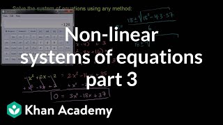 Non-Linear Systems of Equations 3