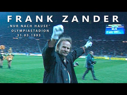 FRANK ZANDER - "NUR NACH HAUSE" - DIE HERTHA BSC HYMNE - LIVE AM 31.03.1993 - DFB POKAL HALBFINALE