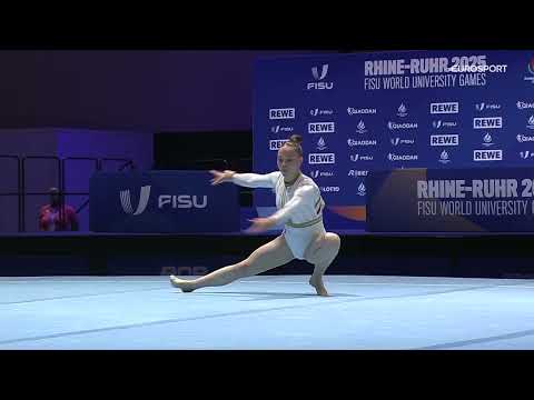 Jade Vansteenkiste. 2025 University Games. AA. FX