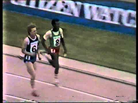 Seb Coe, 4x 400m June 7th 81, Eng v Sco v Italy
