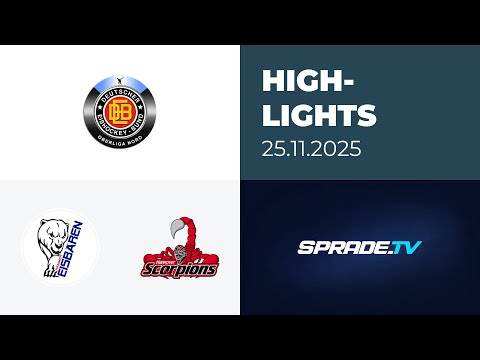 25.11.2025 - Highlights - Hammer Eisbären vs. Hannover Scorpions