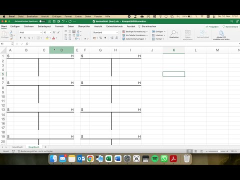 Excel Anleitung schnell T-Konto zeichnen Bilanz Rechnungswesen Buchhaltung