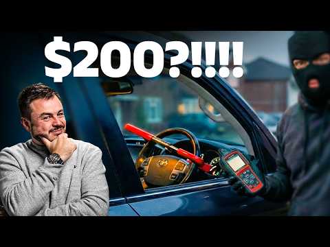 Toyota announces its solution to car thefts…a steering wheel lock