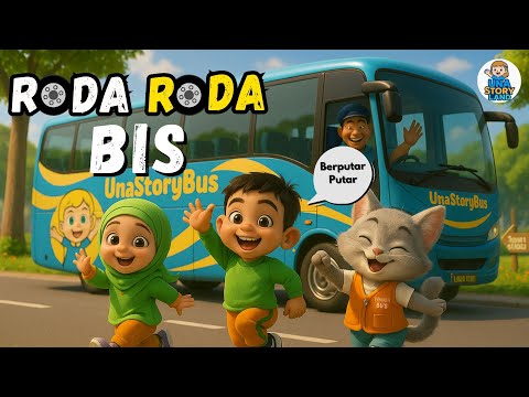 RODA RODA BIS 🚍 Fun & Cheerful Kids Song | Una and Jojo’s Kindergarten Trip | UnaStoryLand