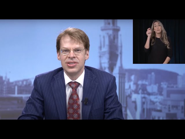 Webinaire du vice-recteur à la Vie académique, M. Jean-Christian Pleau