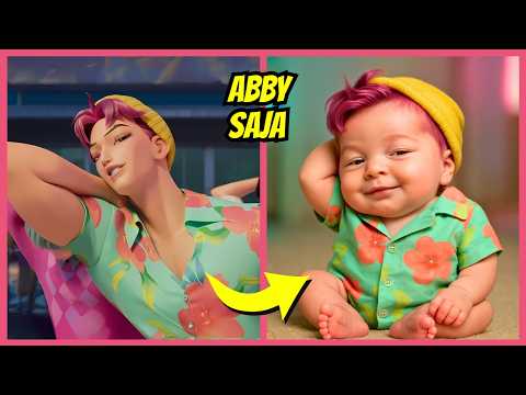 KPOP Demon Hunters As NEWBORN BABY 🔥 + Guess The Voice Quiz | Rumi, Zoey, Mira, Jinu, Mystery Saja