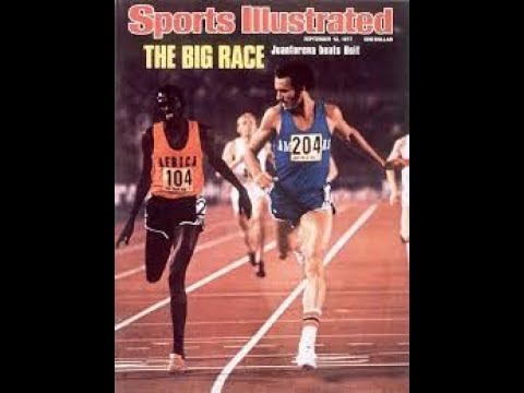 Alberto  Juantorena  wins  800m ( World  Cup  1977  Rheinstadion, Düsseldorf GER ).