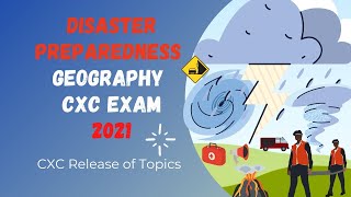 Disaster Preparedness - CXC Geography Exam 2021