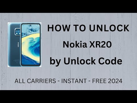 How To Unlock Nokia XR20 by Unlock Code Generator - INSTANT UNLOCK 2024