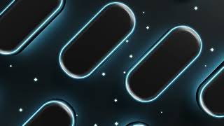 Rounded Neon Red Lines Gaming Background Video Live Wallpaper VJ Loop Animation Retro Concert Visual