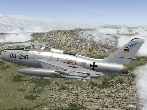 West German Luftwaffe 'Invades' East Germany 1961