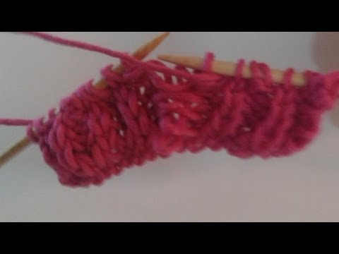 Dropped stitches in the patent pattern?